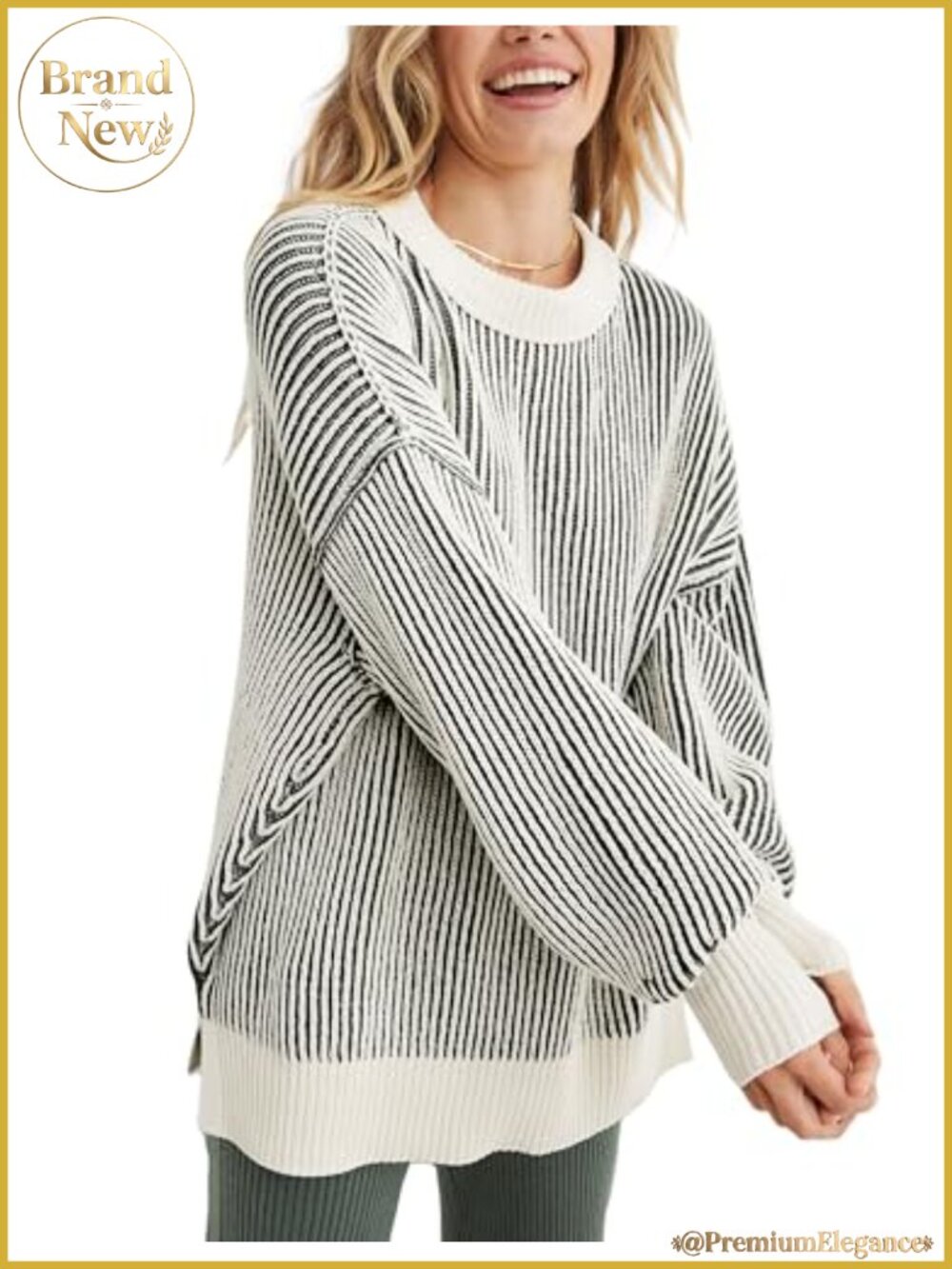 Women's Chenille Pullover Sweater Cozy Crew Neck Long Sleeve Knit Top Winter